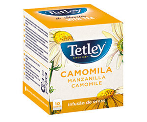 cha infusao de camomila tetley