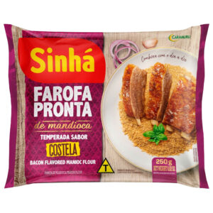 farofa sinhá mandioca com sabor costela 250g